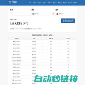 实时汇率网丨获取全球最新的汇率信息